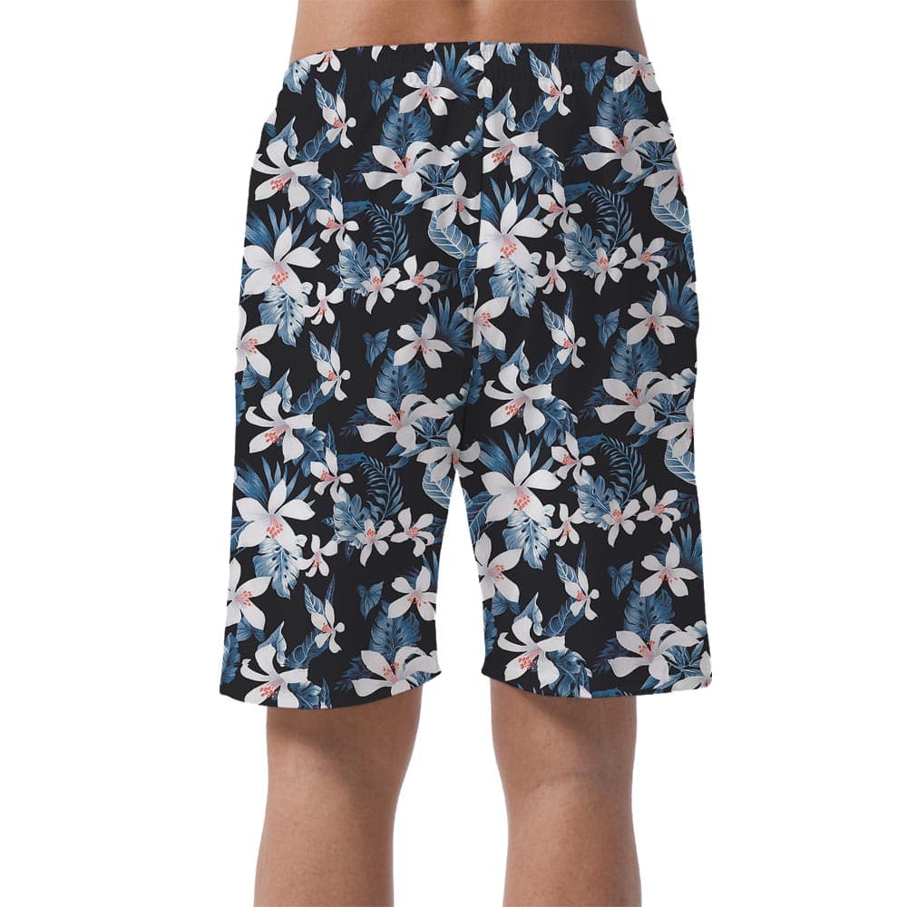 Flower Hawaiian 11- Men’s shorts_back