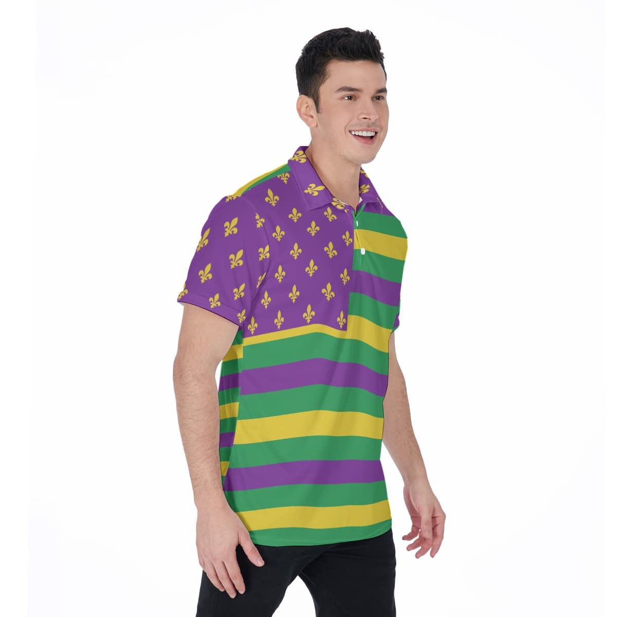 Mardi Gras Men's Polo Shirt