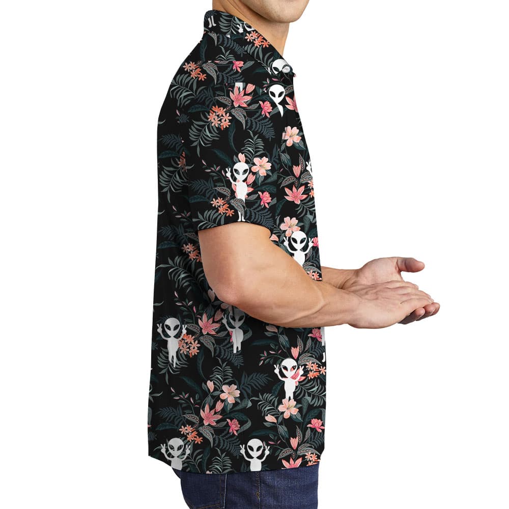 UFO Spaceman Men’s Polo Shirts2