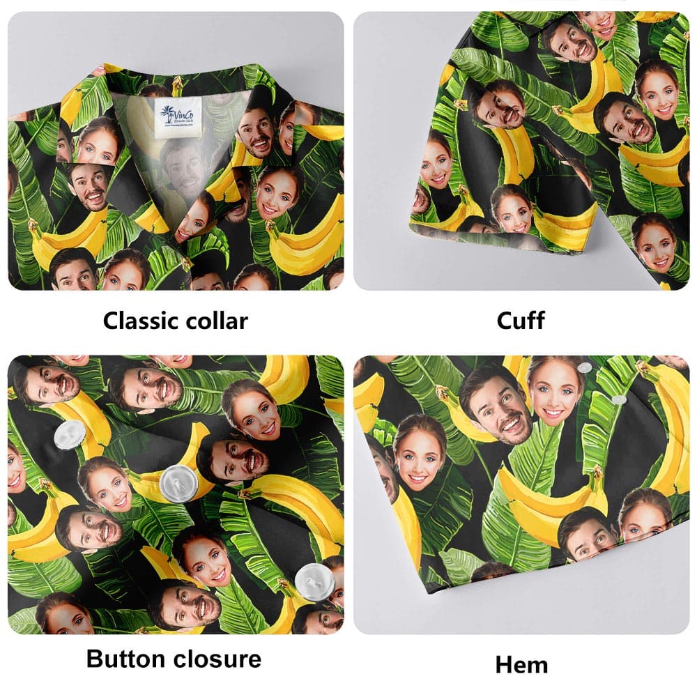 Banana 5- Hawaiian shirt details