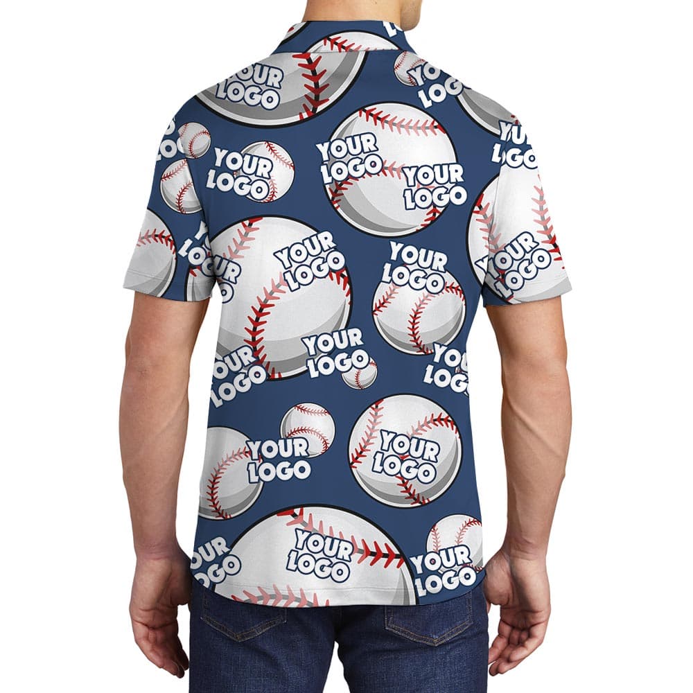 Baseball 7- Men polo Back