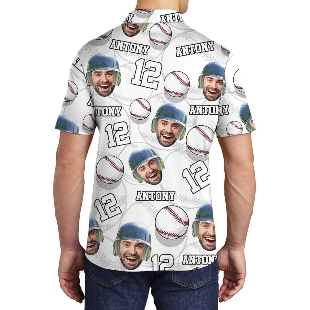 Baseball 7- Men polo Back