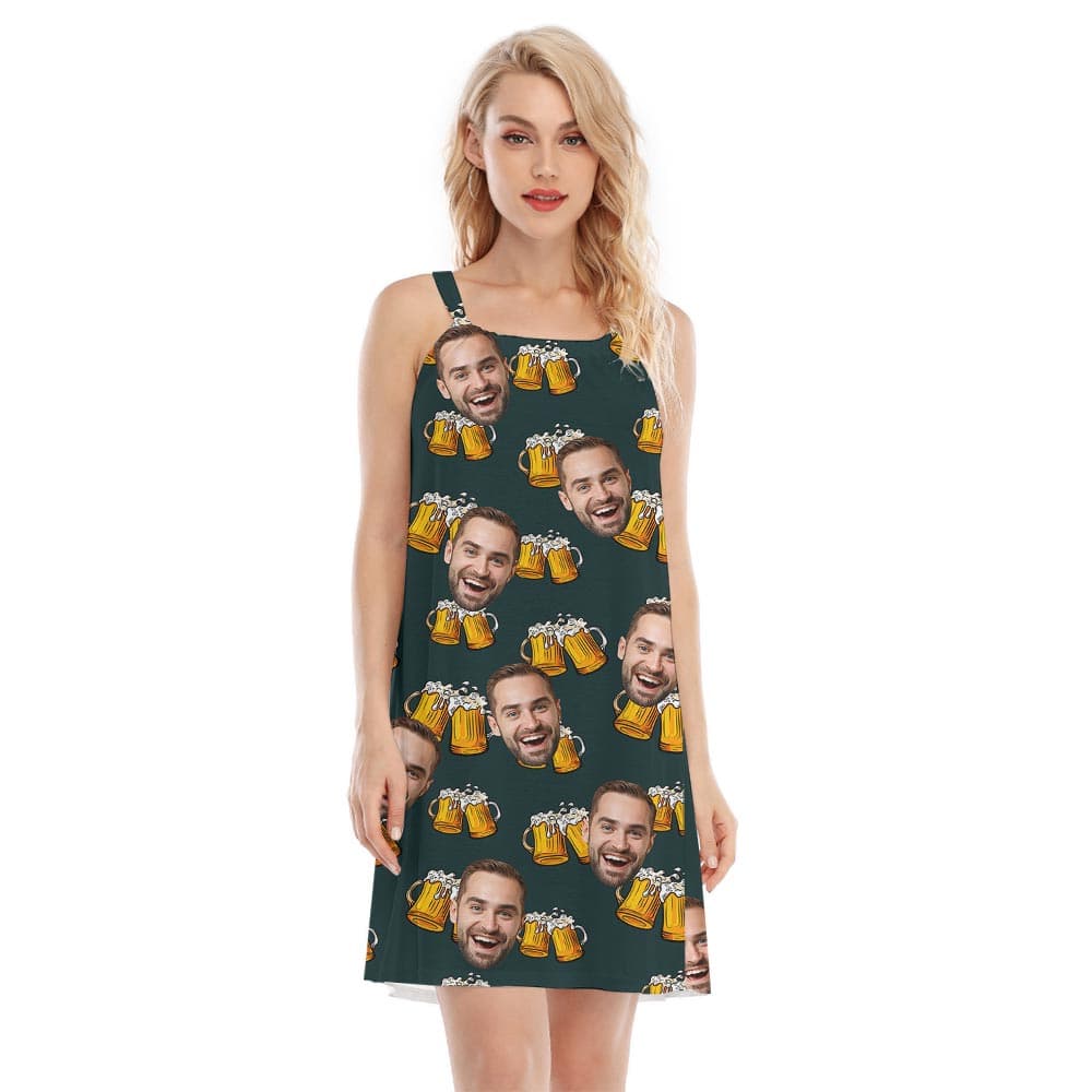 Summer Beer Custom Hawaiian Cami Dress