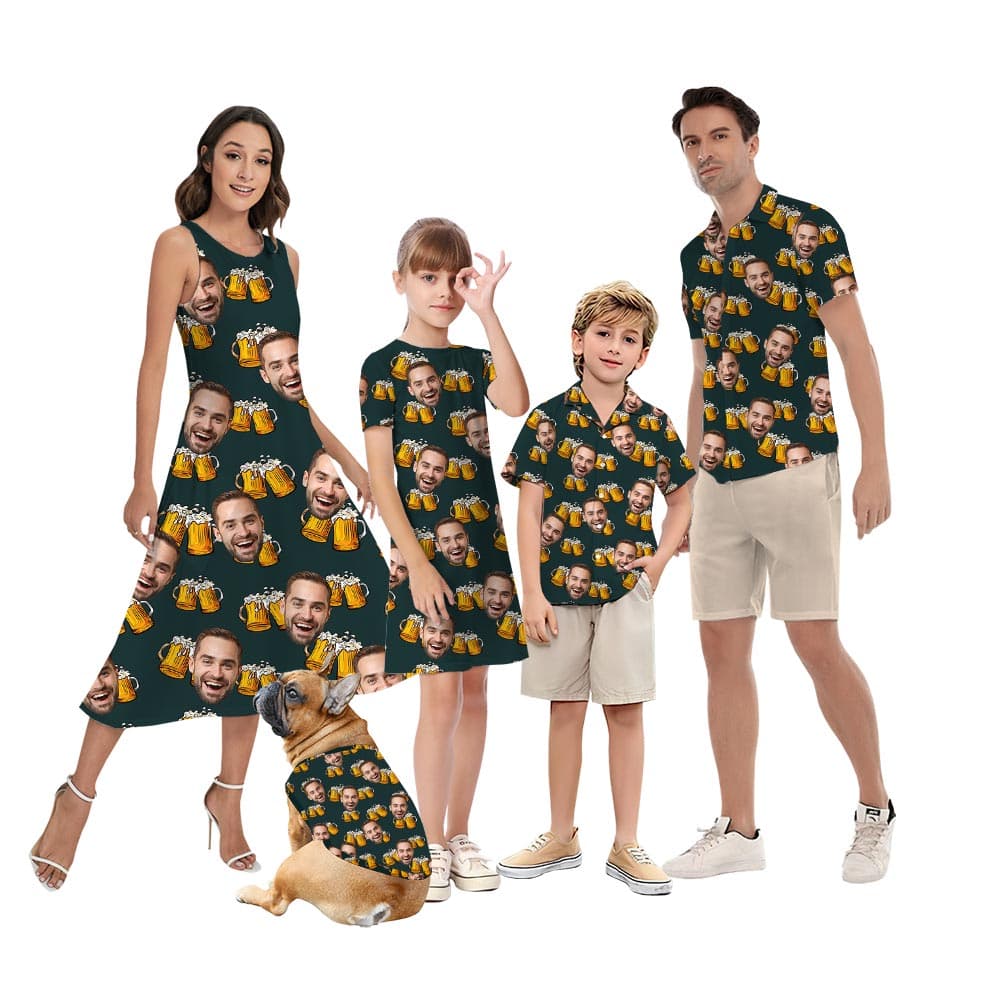 Beer Family Custom Matching Summer Outfits