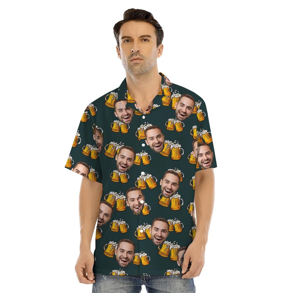 Beer man hawaiian shirt