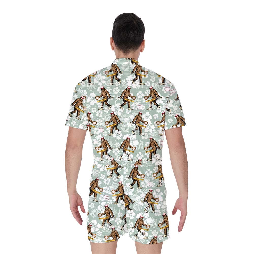 Bigfoot Baseball Team Male’s Romper2