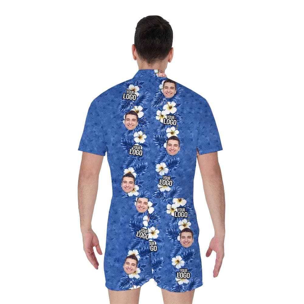 Blue 15- Men’s romper_back