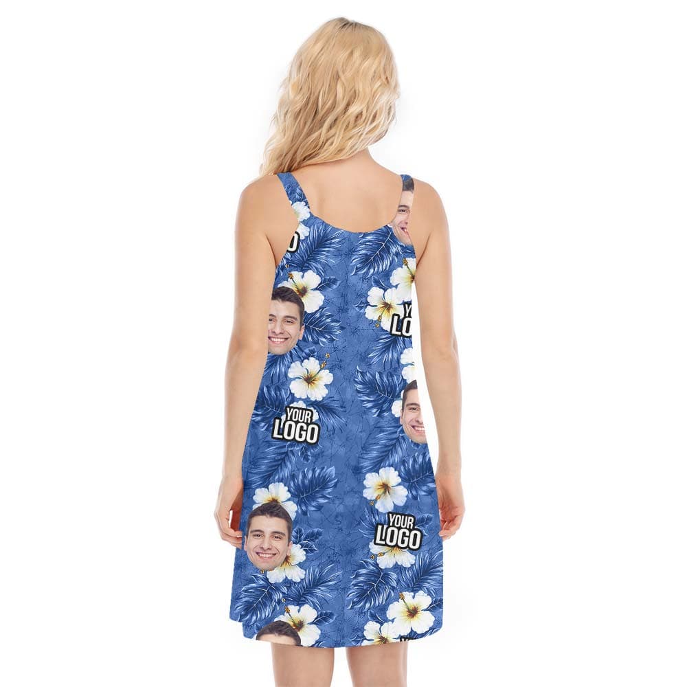 Blue 17- Women’s Dress_back