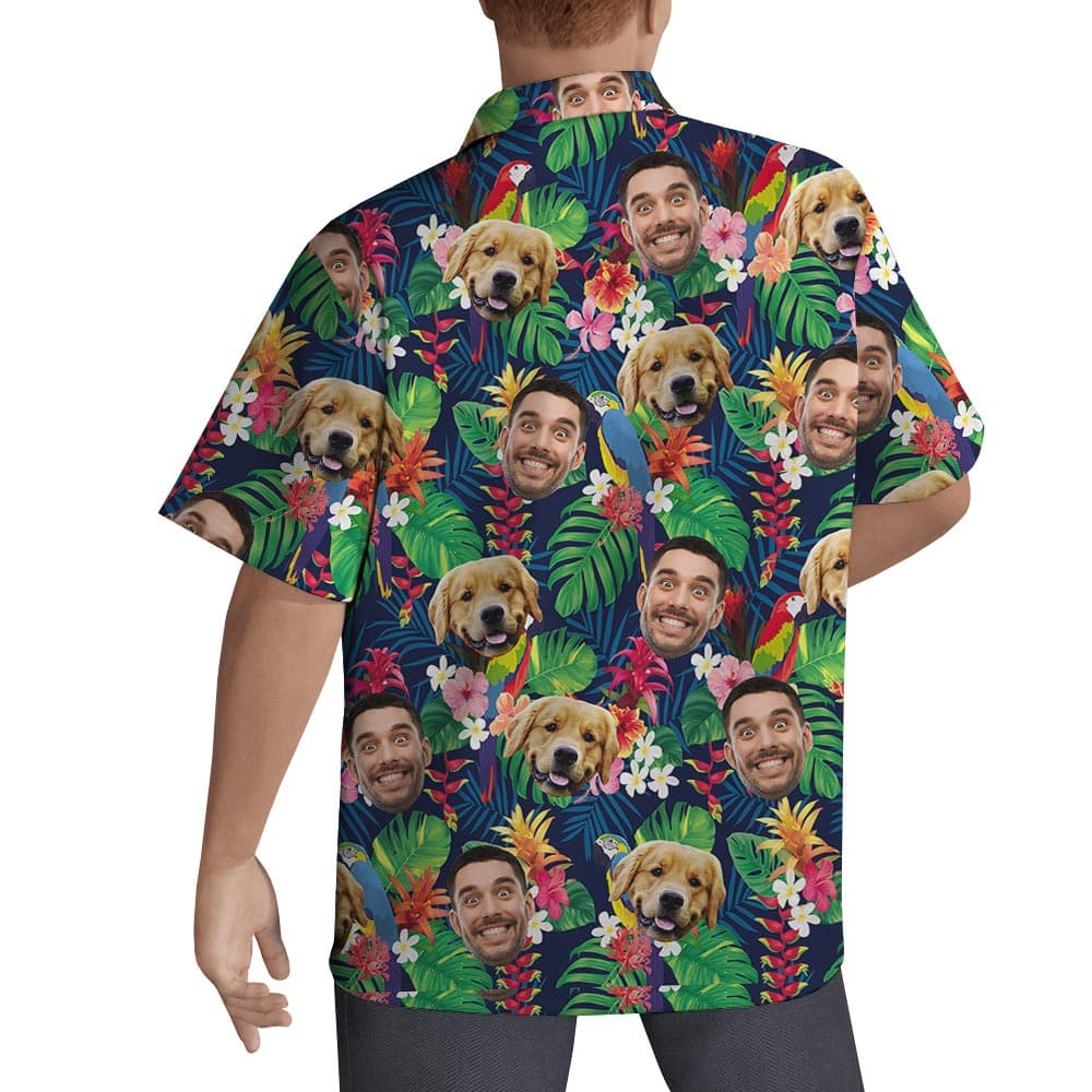 Custom 3- Men’s Hawaiian Shirt_back
