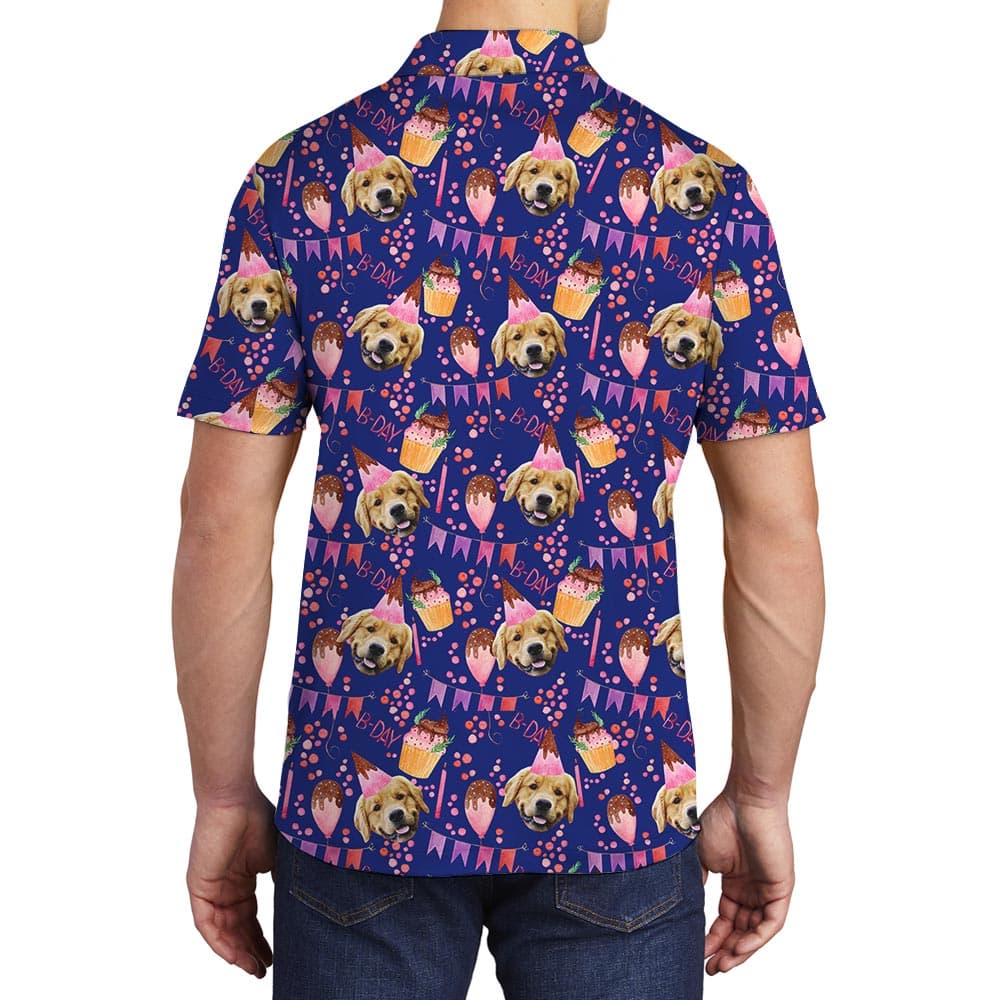 Custom 7- Men polo Back