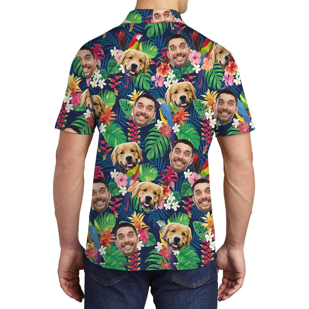 Custom 7- Men polo Back