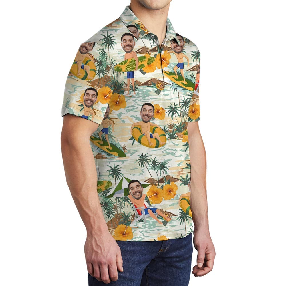 Custom 8- Men polo side