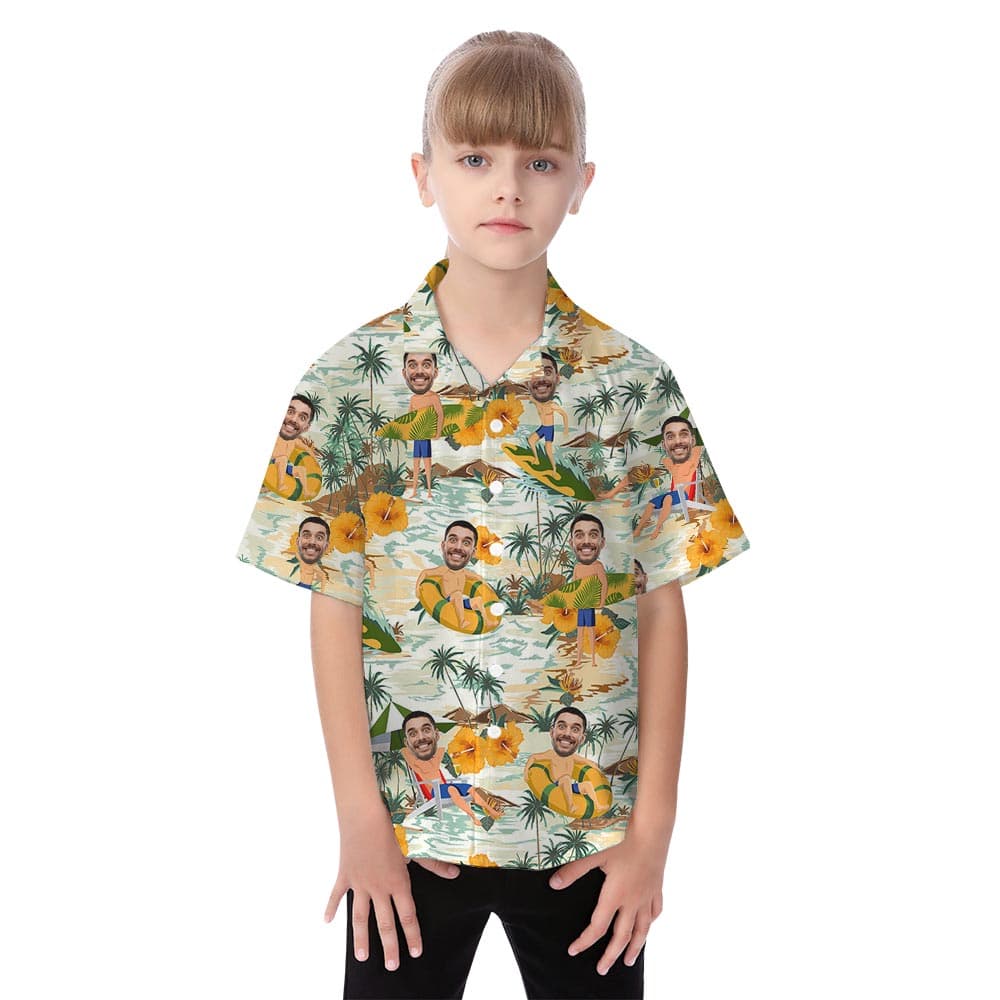 Custom girl hawaiian shirt