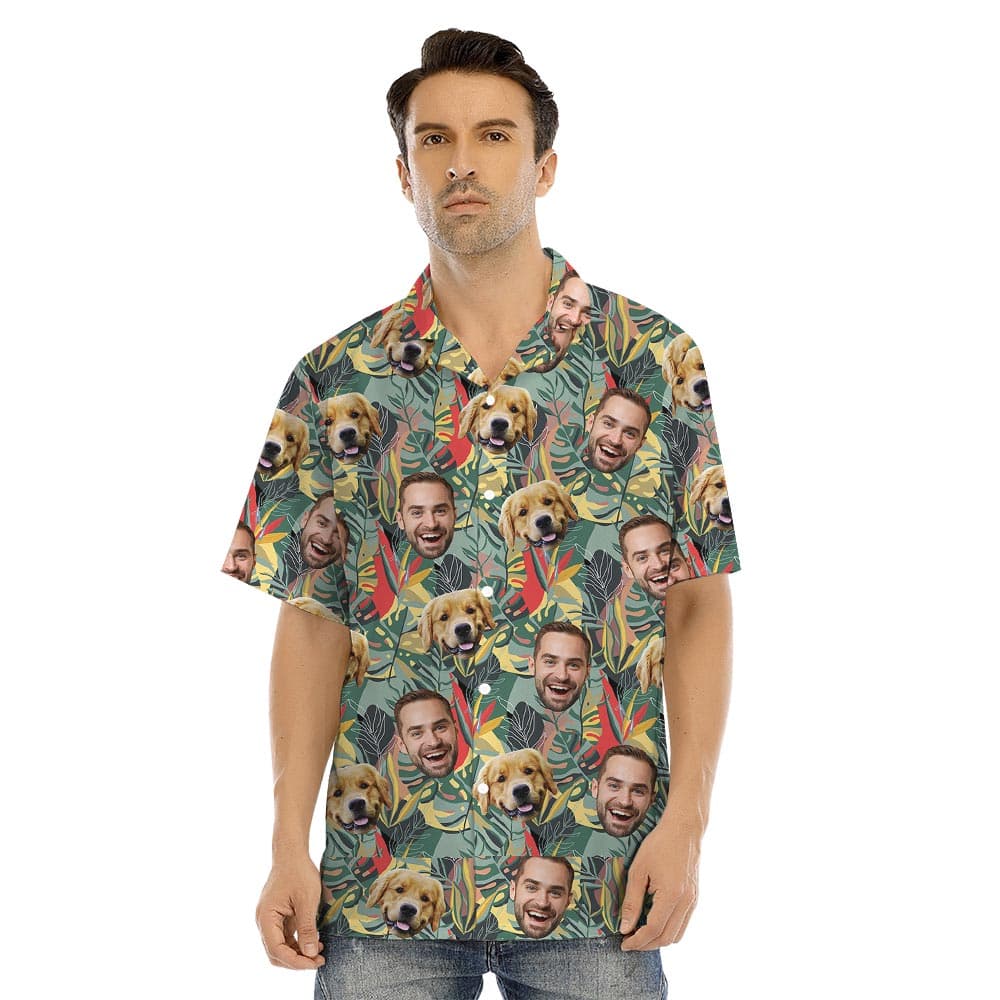 Custom man hawaiian shirt