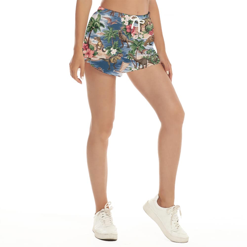 Dinosaur20- Women’s shorts_Right