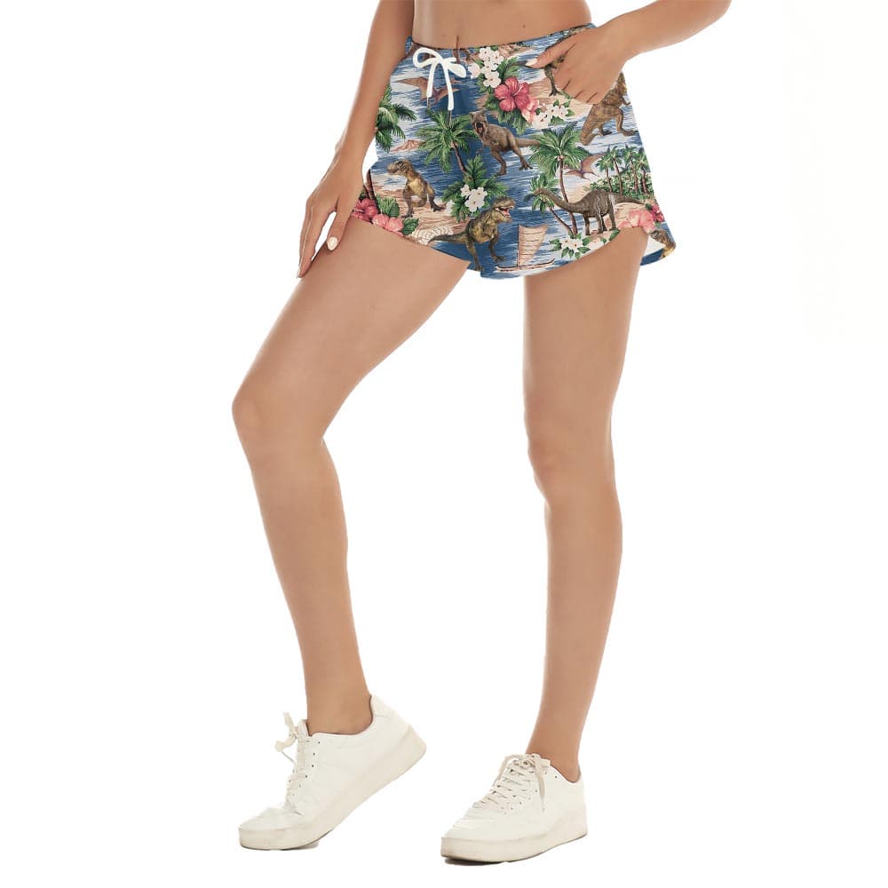 Dinosaur21- Women’s shorts_Left