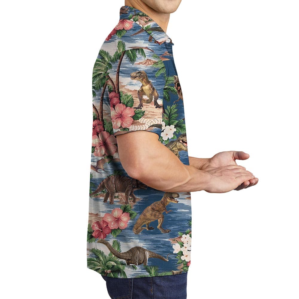 Dinosaur9- Men polo right