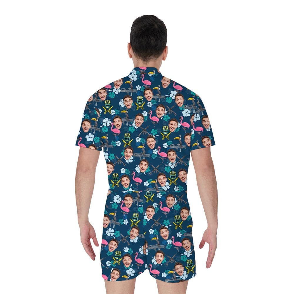 Flamingo 15- Men’s romper_back
