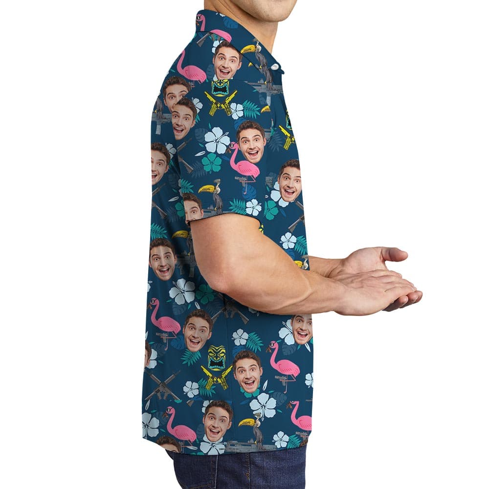 Flamingo 9- Men polo right