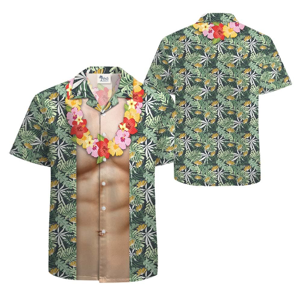 Hawaiian Body Men’s Button Up Shirt3