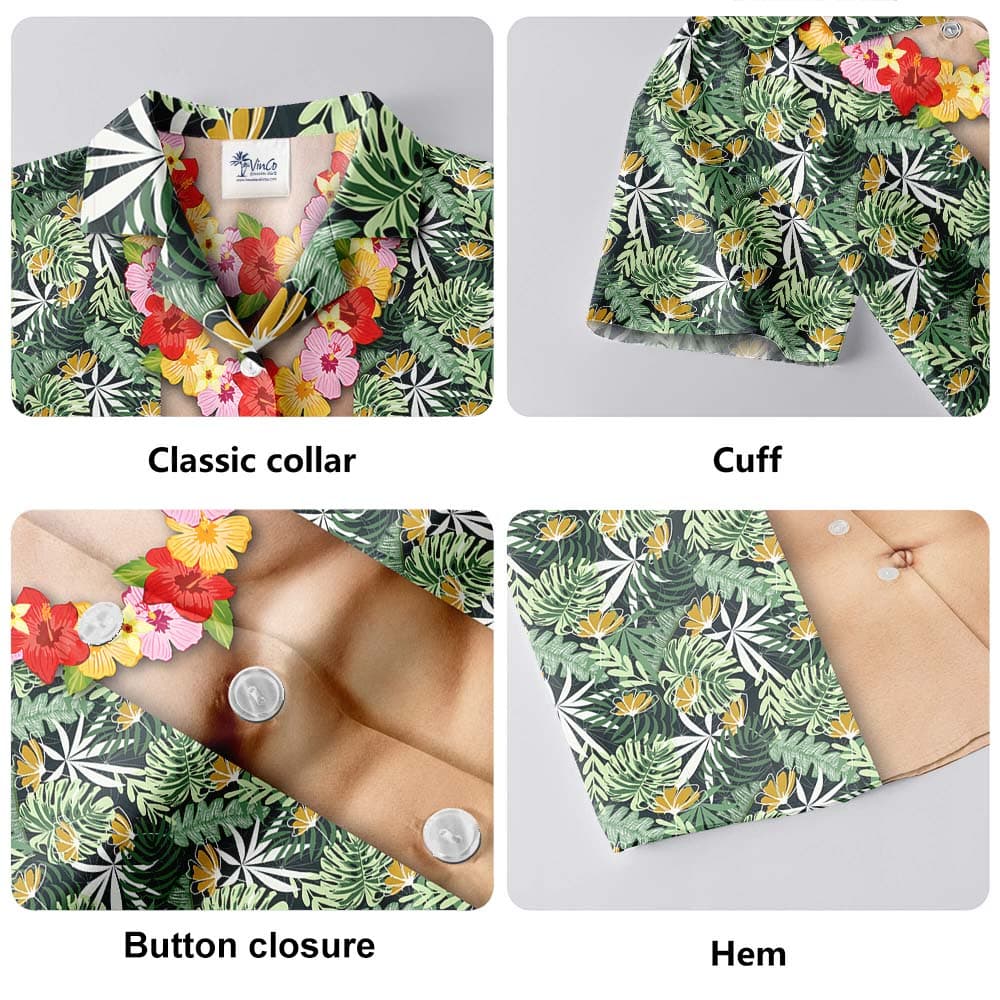 Hawaiian Body Men’s Button Up Shirt5