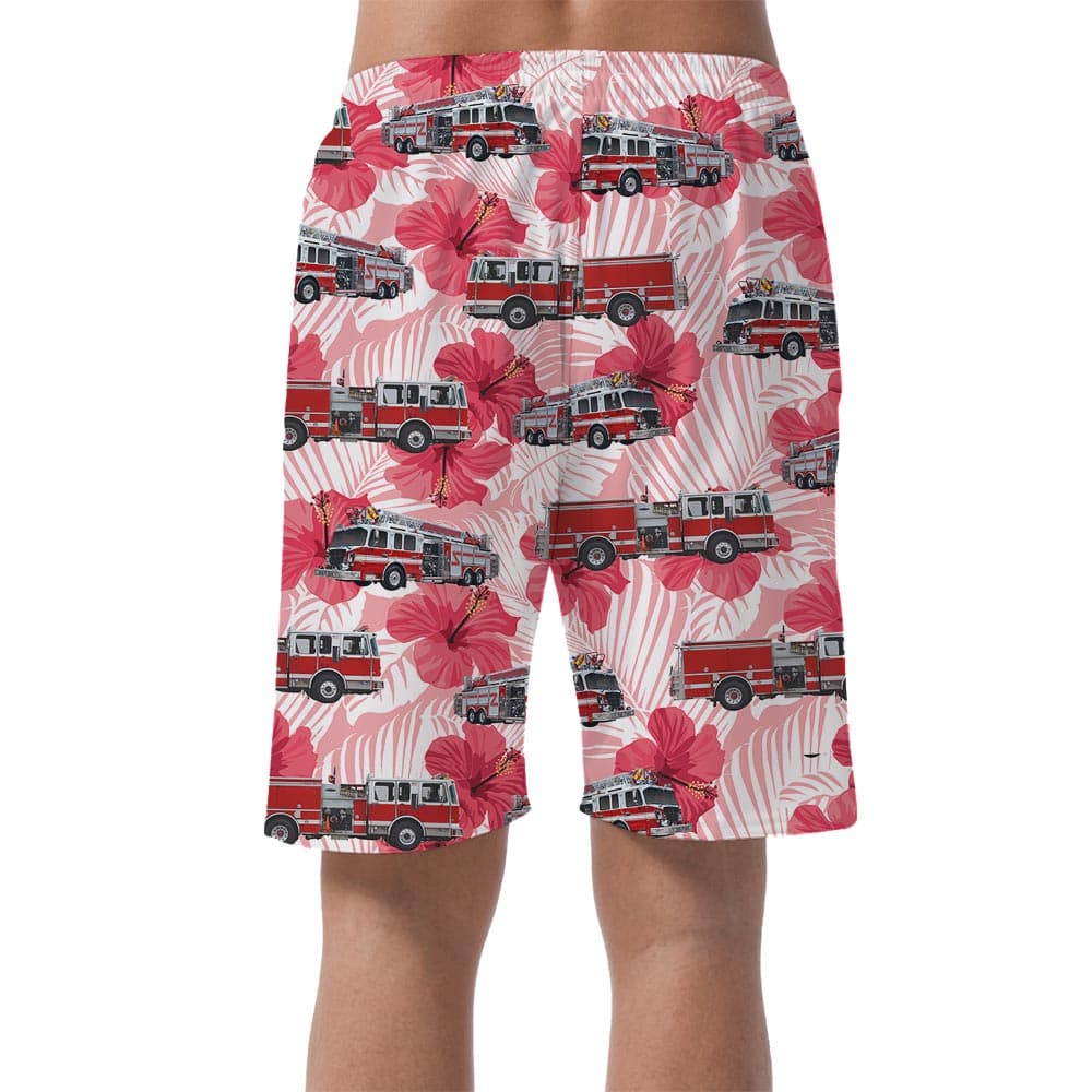Hibiscus 11- Men’s shorts_back