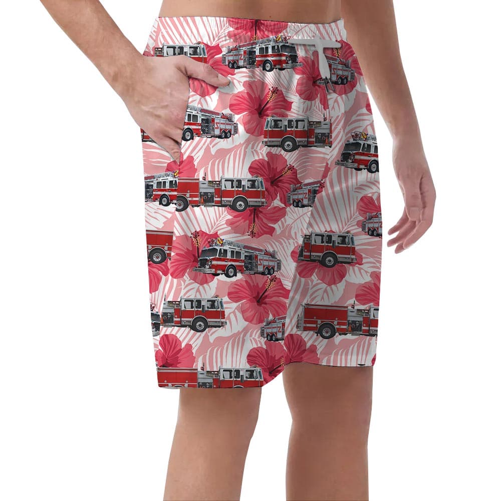 Hibiscus 12- Men’s shorts_right