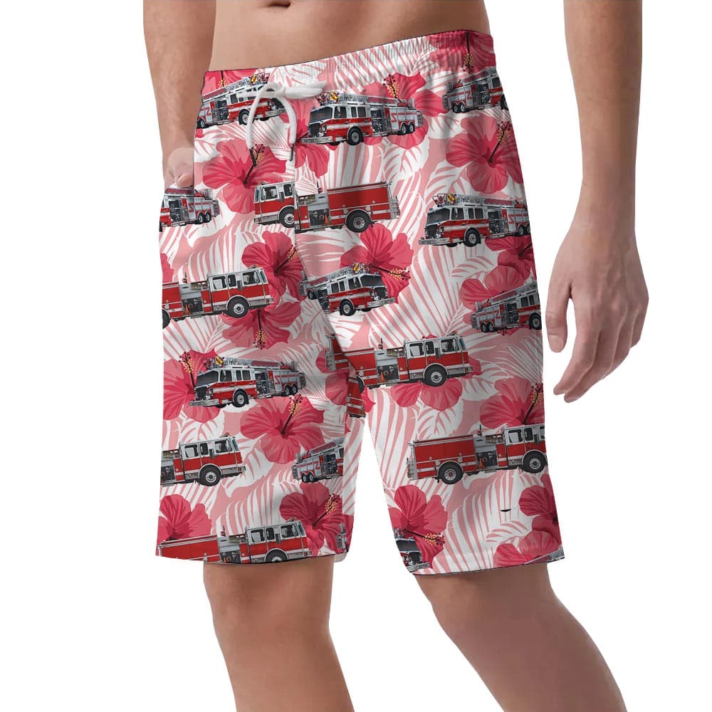 Hibiscus 13- Men’s shorts_left