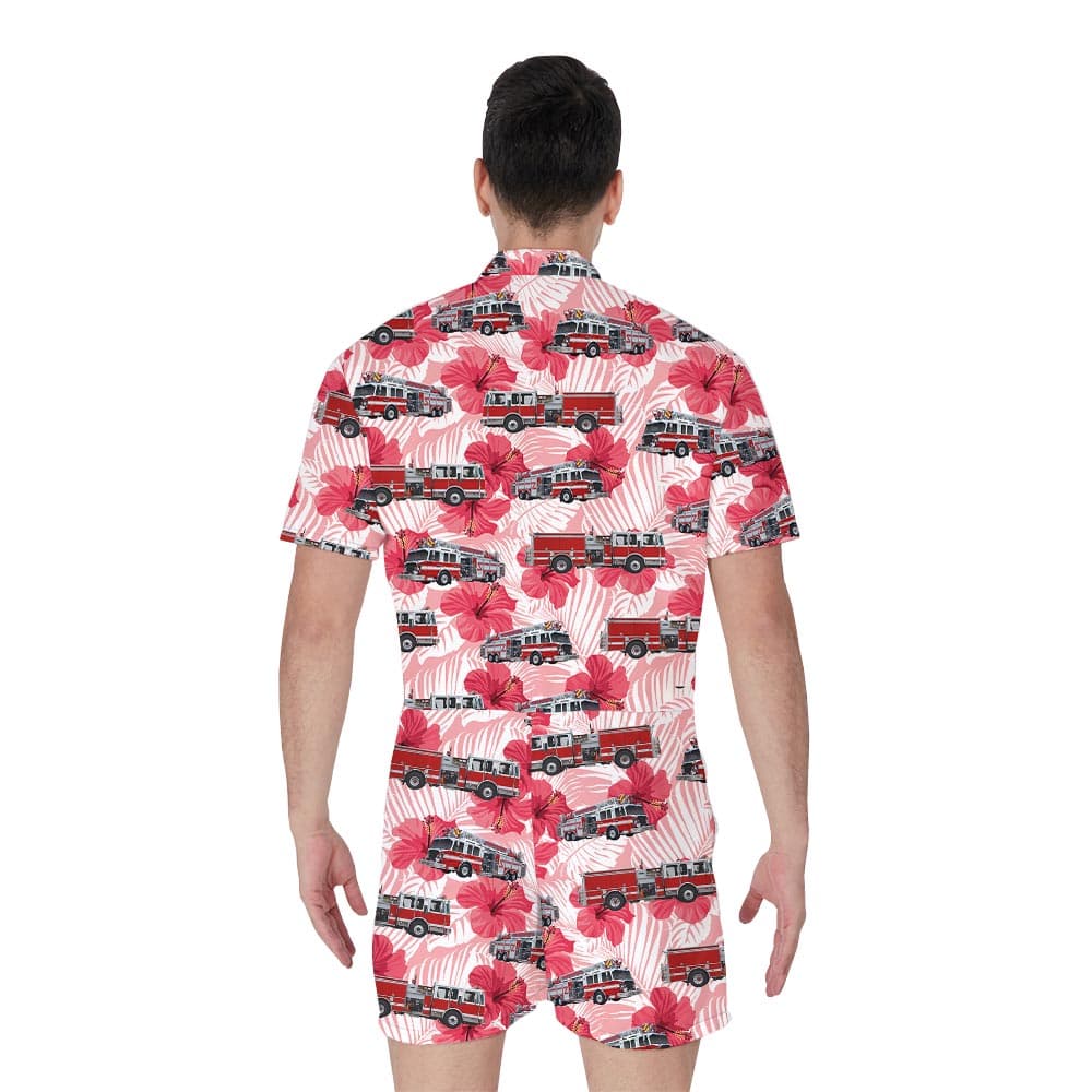 Hibiscus 15- Men’s romper_back