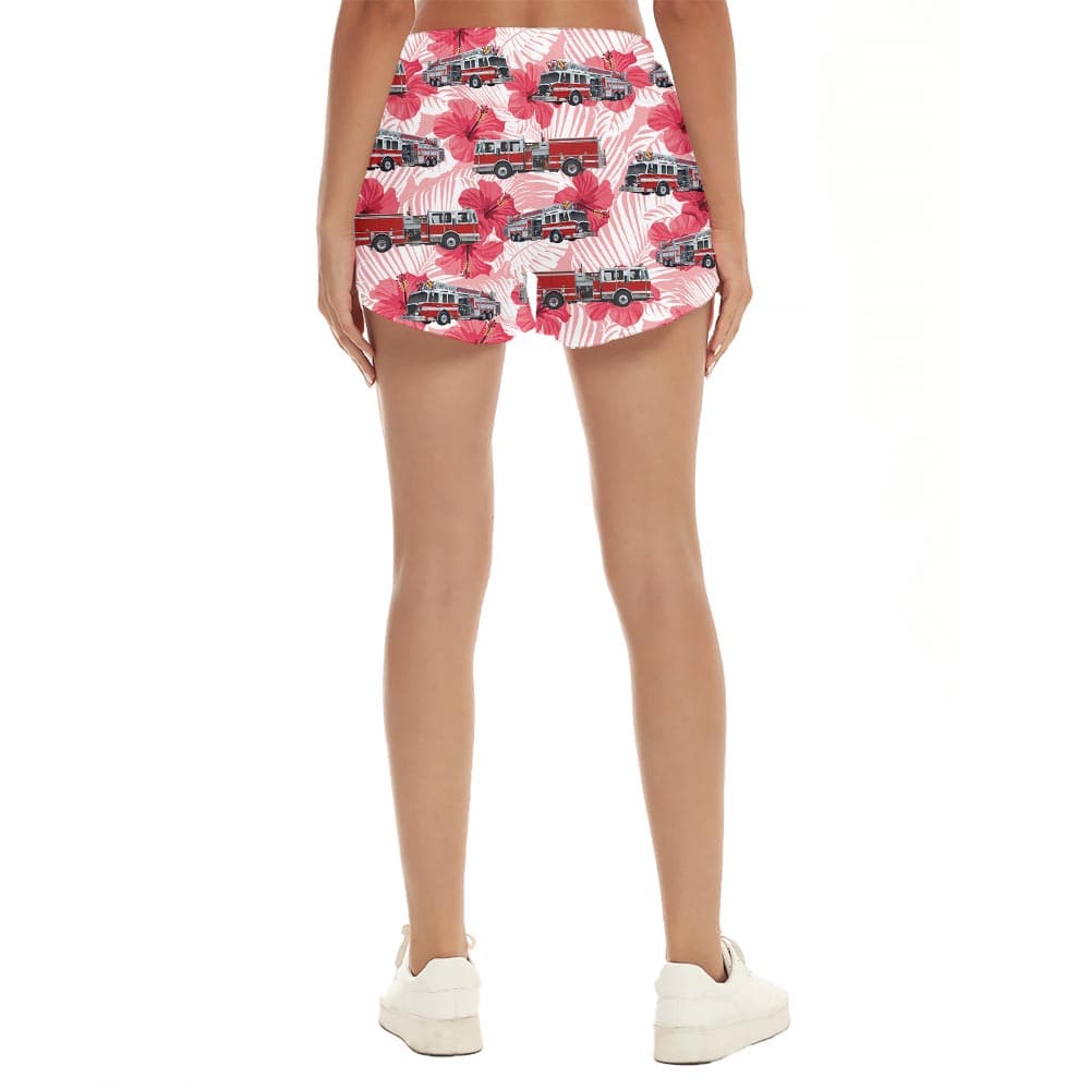 Hibiscus 22- Women’s shorts_Back