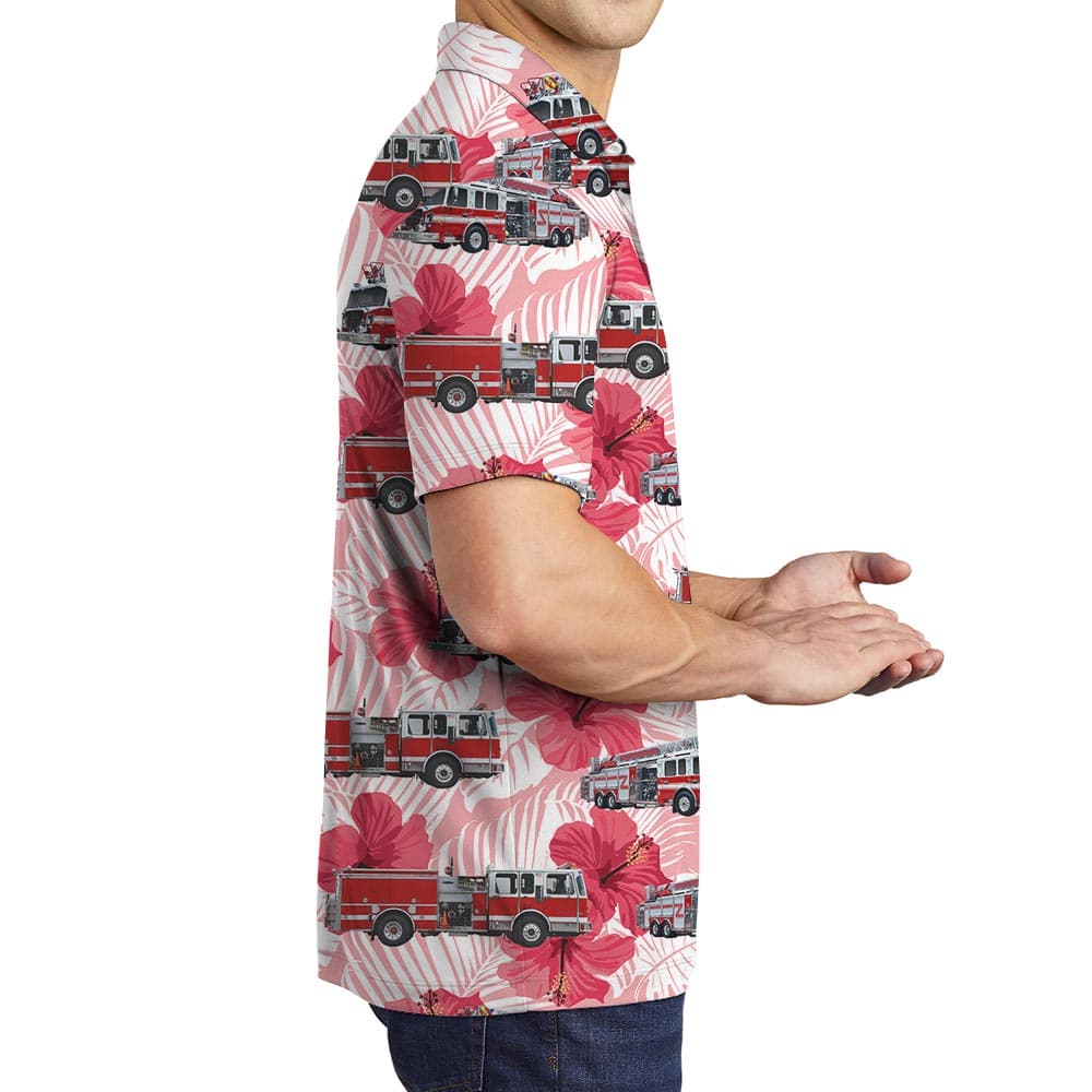 Hibiscus 9- Men polo right