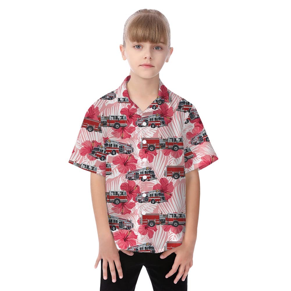 Hibiscus girl hawaiian shirt