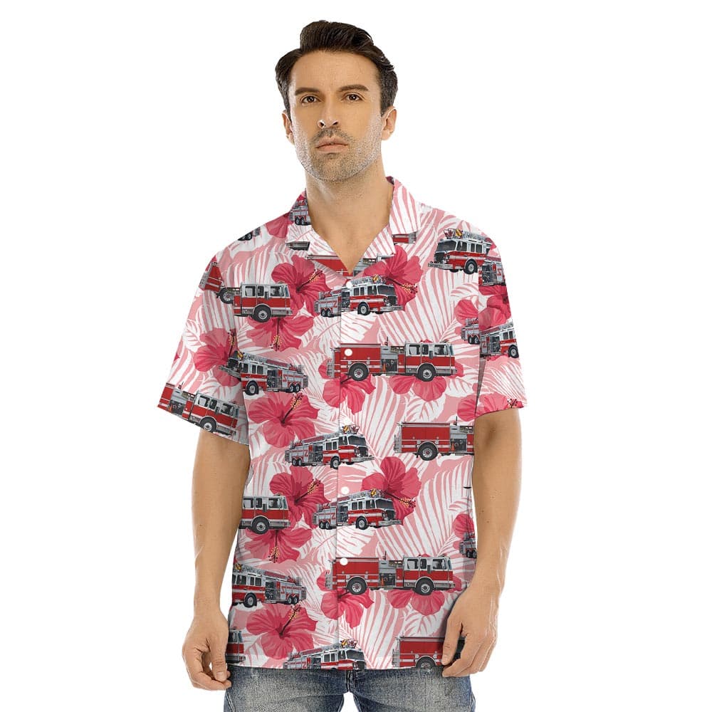 Hibiscus man hawaiian shirt