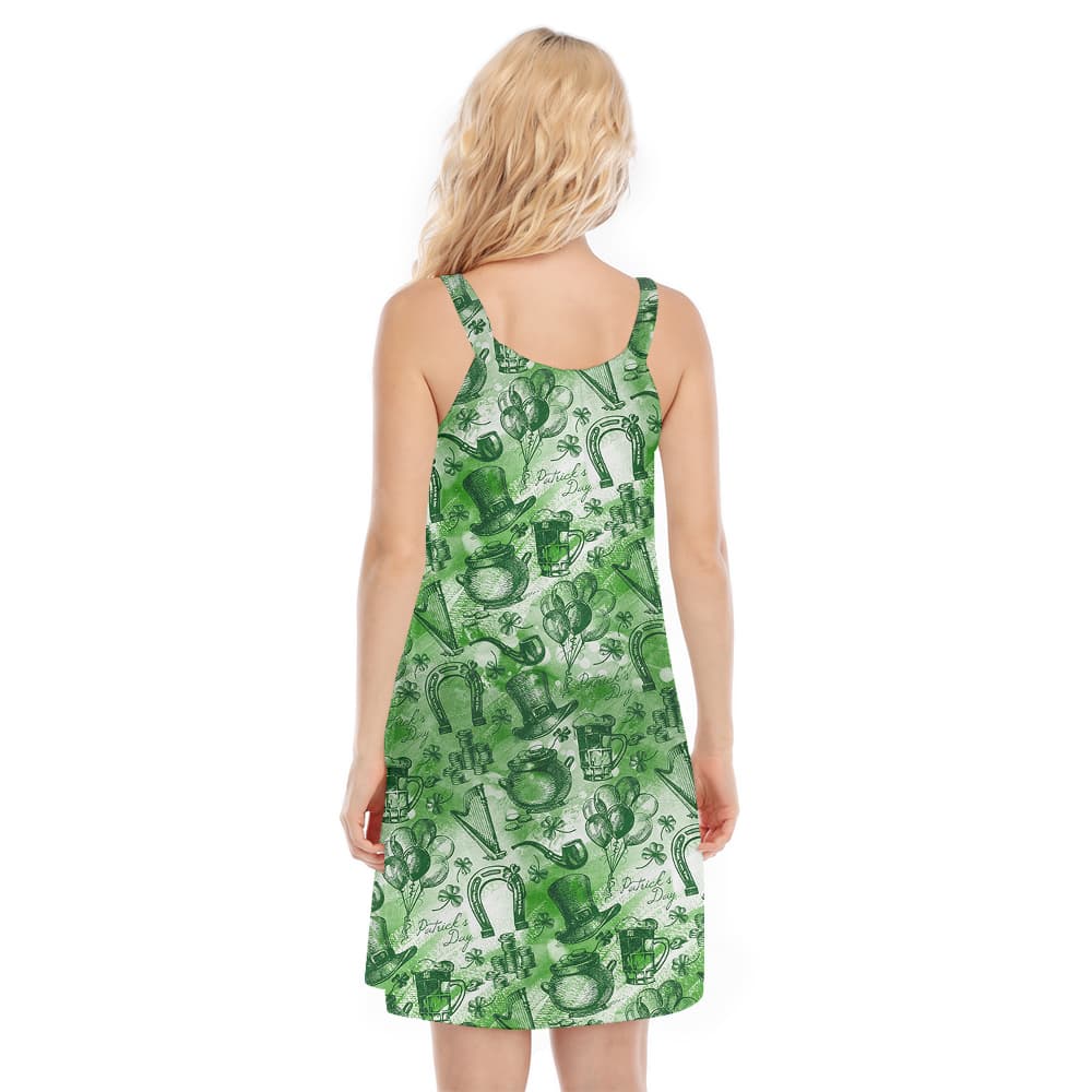 Irish St Paddy Hawaiian Cami Dress2