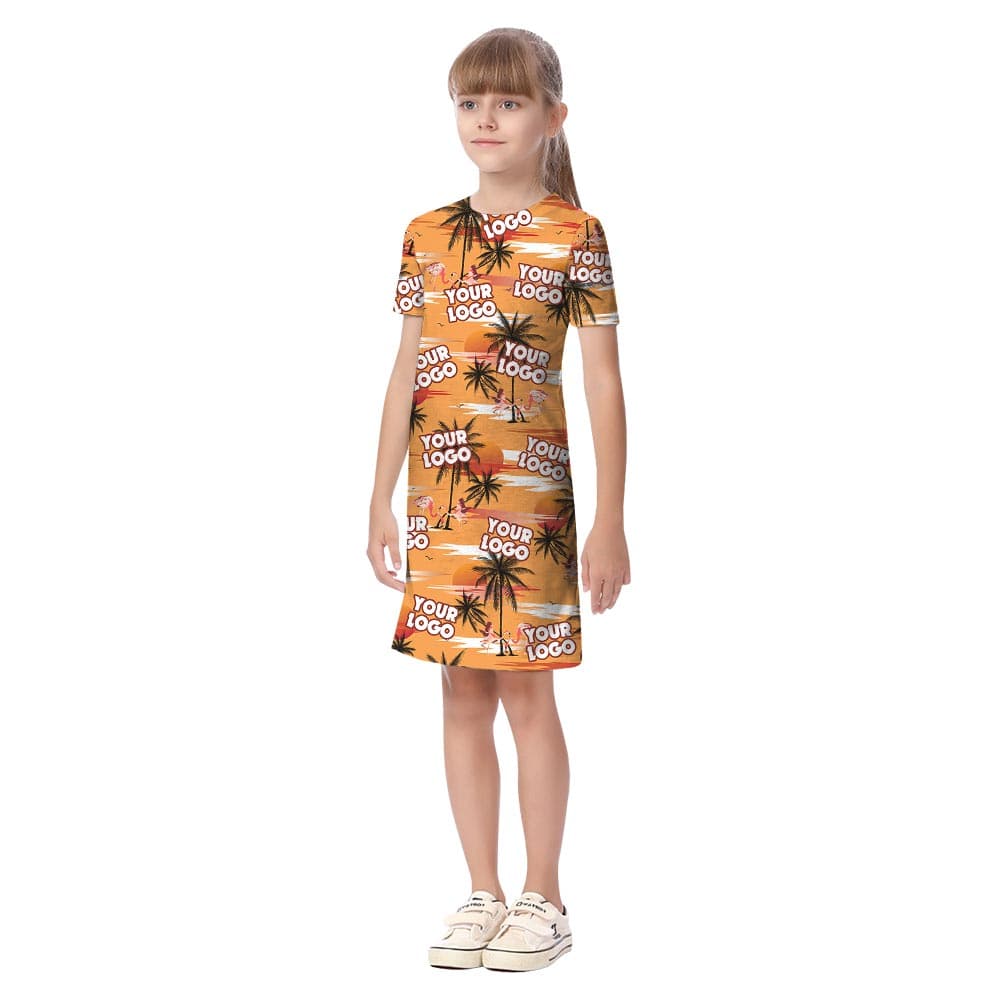 Logo girl dress