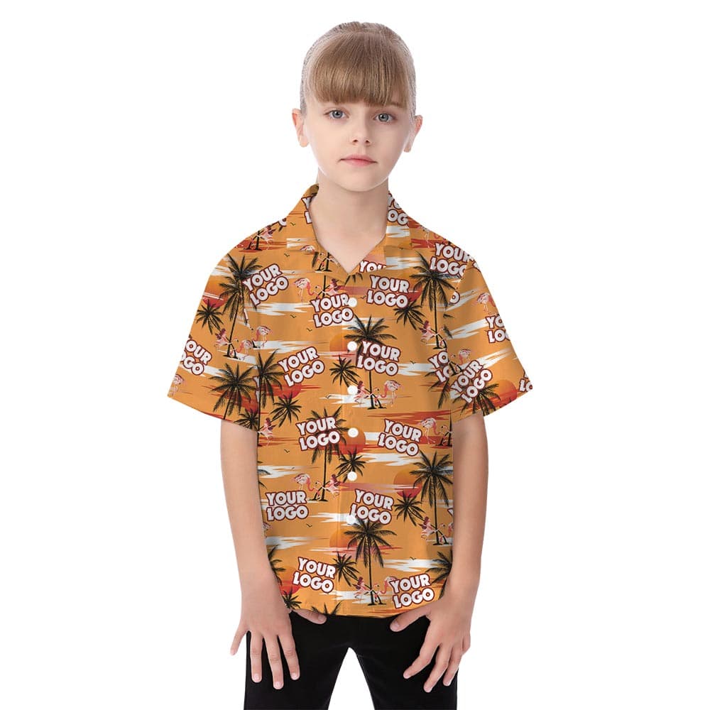 Logo girl hawaiian shirt