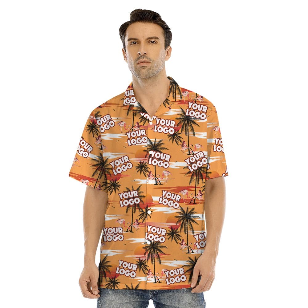 Logo man hawaiian shirt