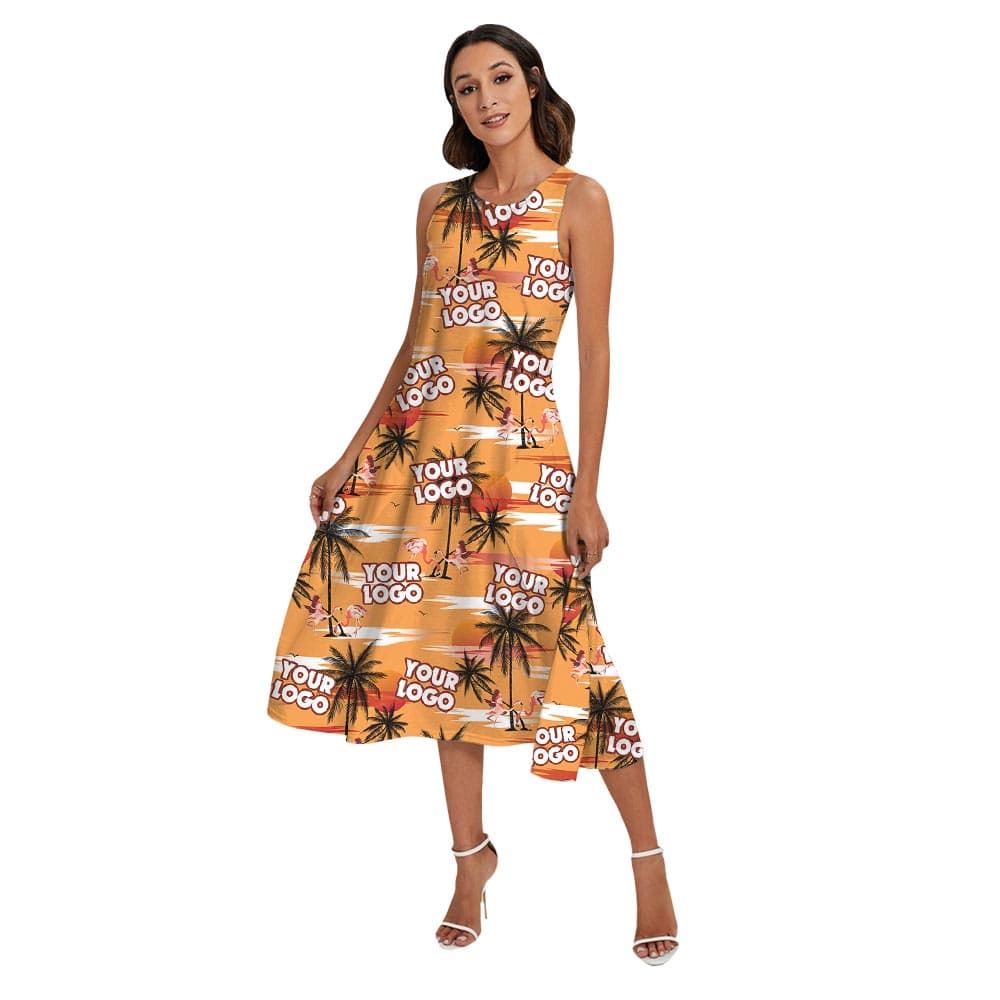 Logo woman dress