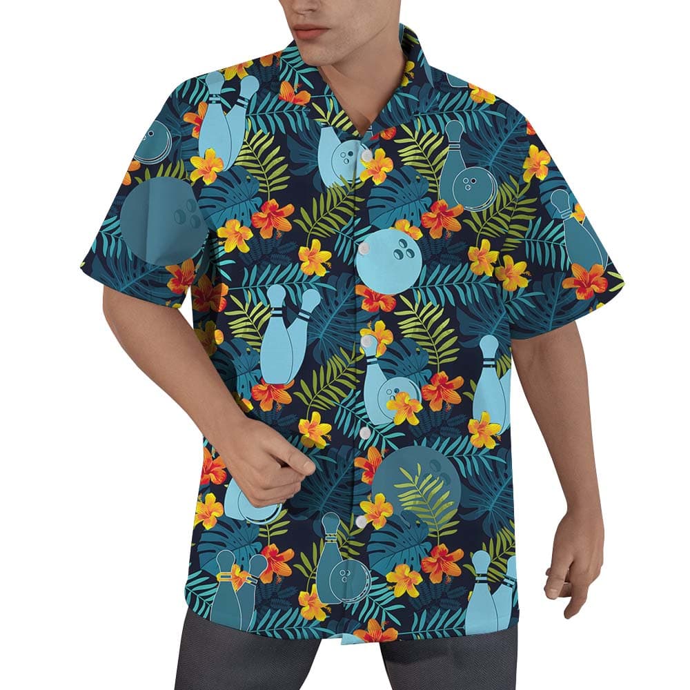 Men's Bowling Club Hawaiian Shirt1