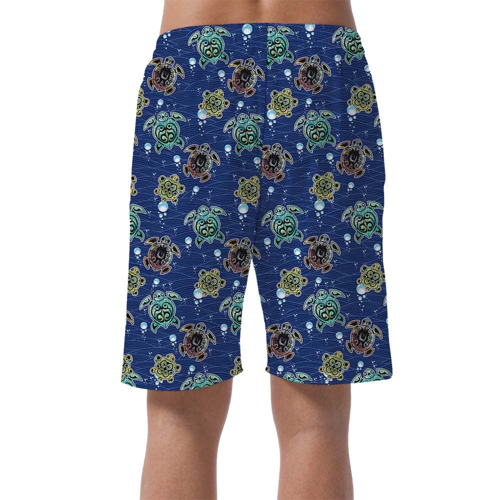Men’s Turtle Navy Beach Swim Trunks2