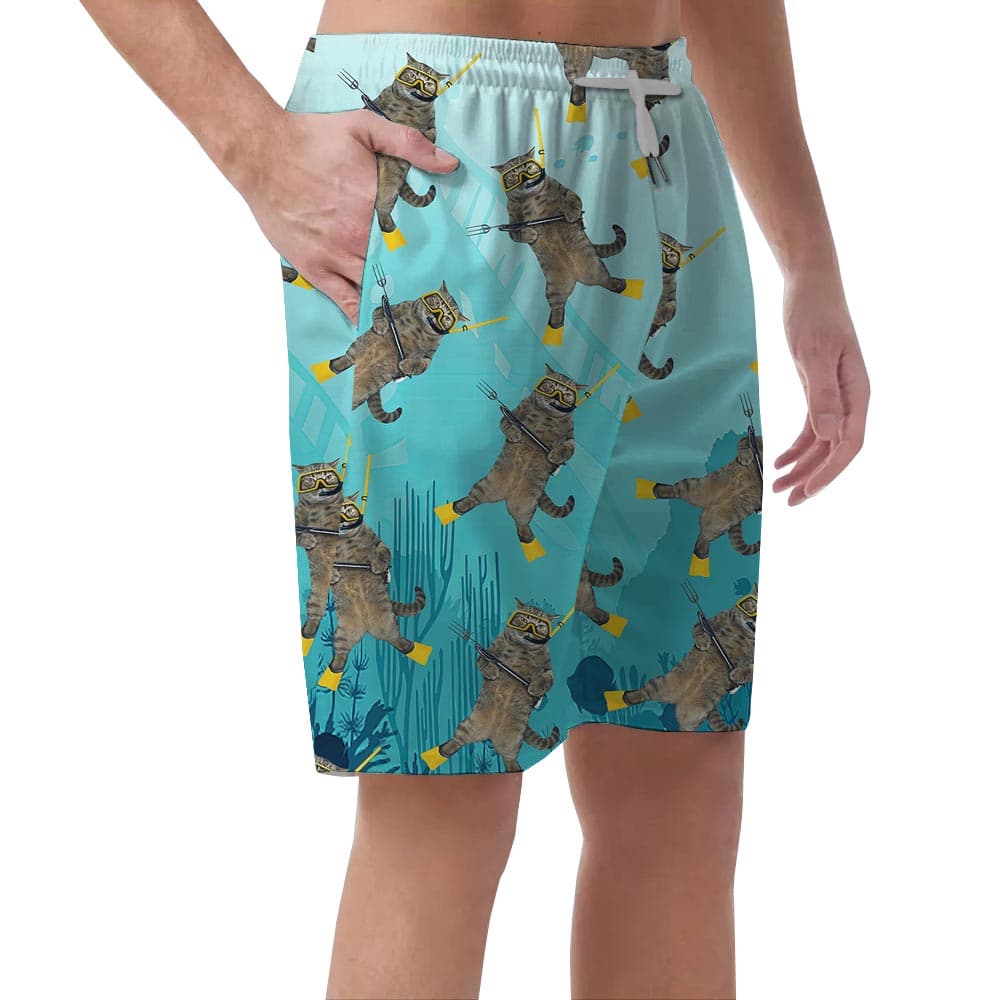 Meow 12- Men’s shorts_right