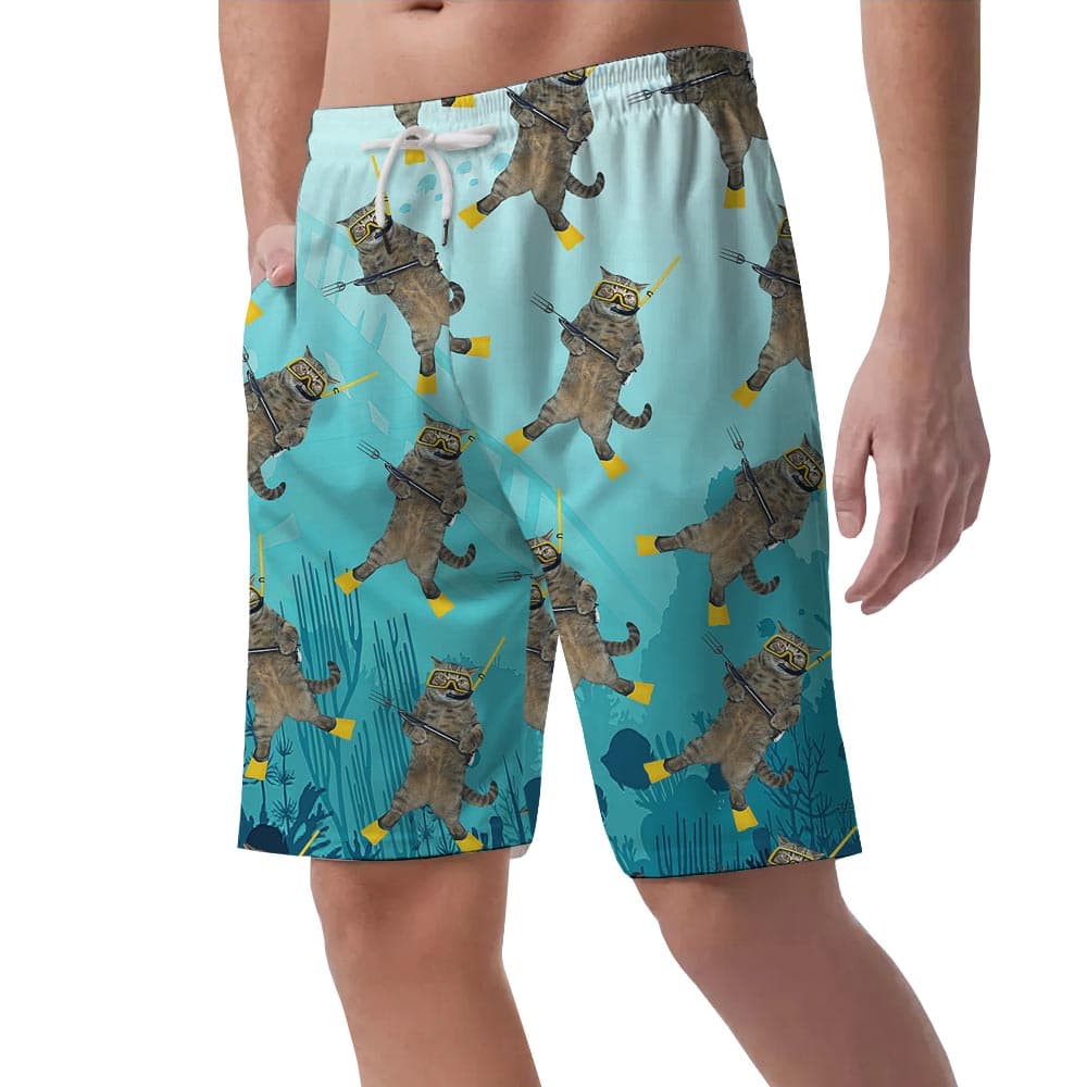 Meow 13- Men’s shorts_left