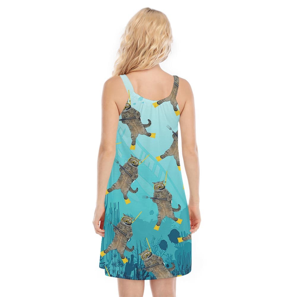 Meow 17- Women’s Dress_back