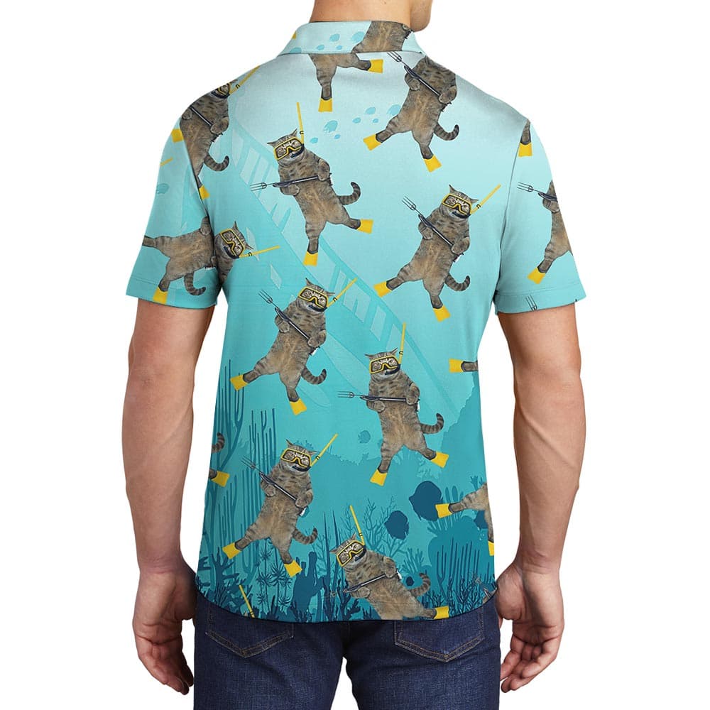 Meow 7- Men polo Back