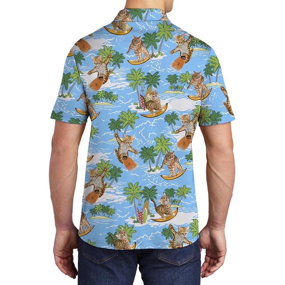 Meow 7- Men polo Back