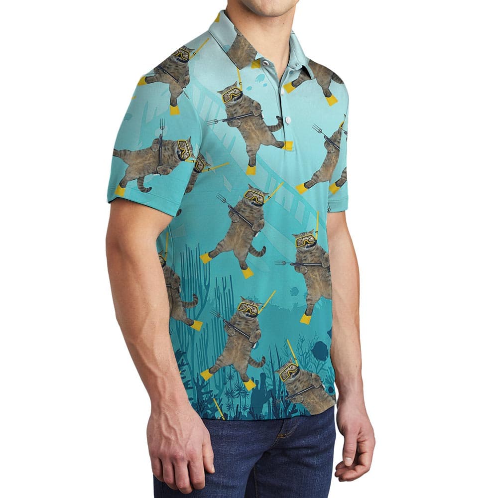 Meow 8- Men polo side