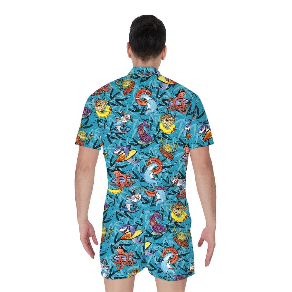 Ocean 15- Men’s romper_back