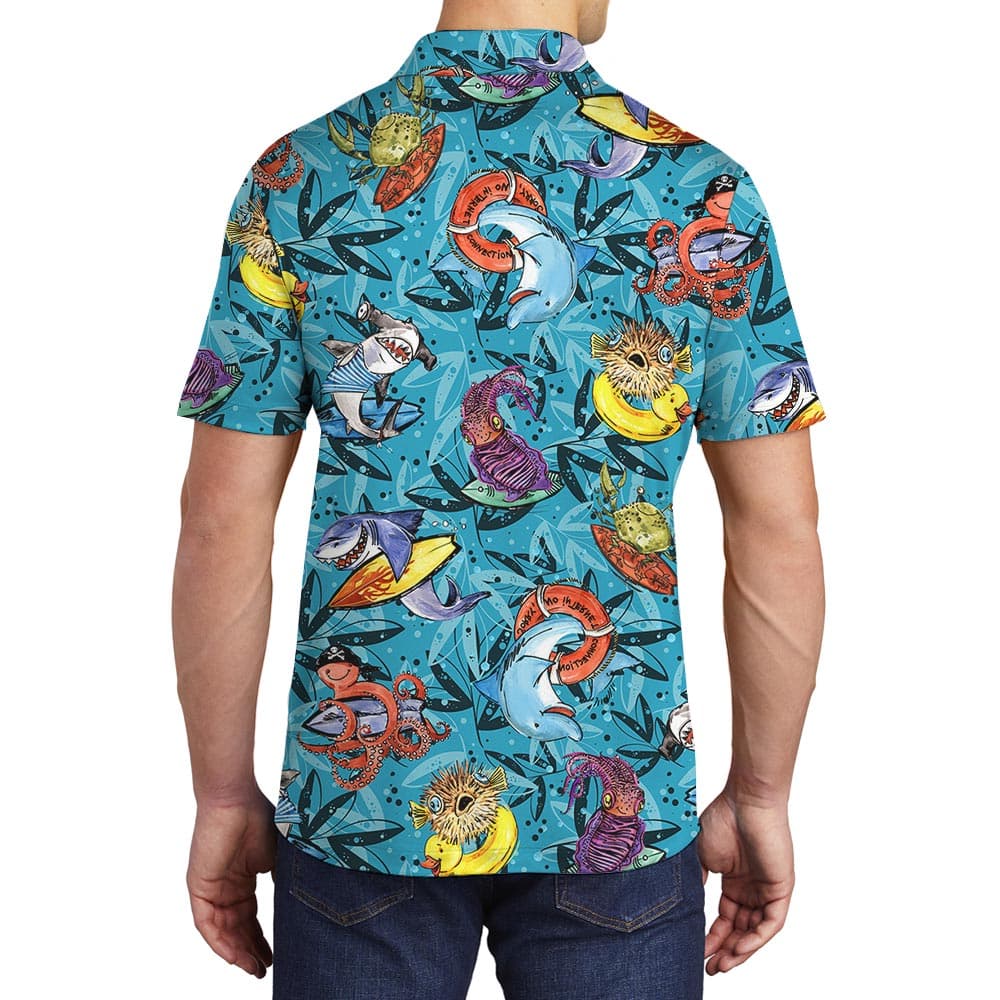 Ocean 7- Men polo Back