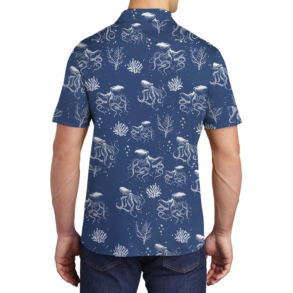 Octopus Men’s Golf Polo Shirts2