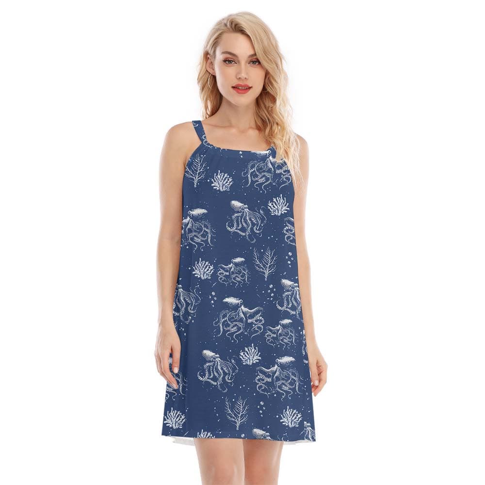 Octopus Women's Cami Hawaiian Dress1